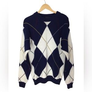 JB Buck Casuals Argyle Pullover Sweater Men’s Size Large